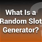 random slot generator